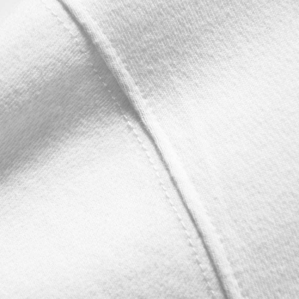 ダブルステッチ跨ぎ縫い仕上げ 